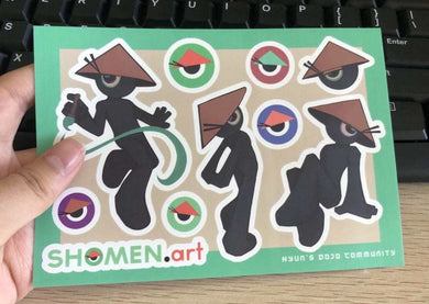 Shomen Sticker Set